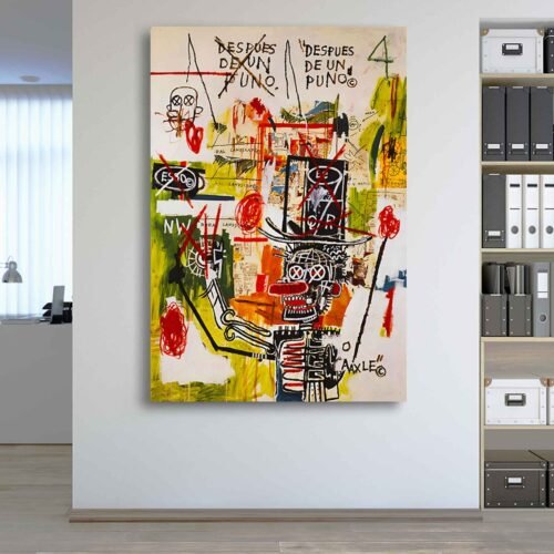 JEAN-MICHEL BASQUIAT – After Puno – Canvas Prints