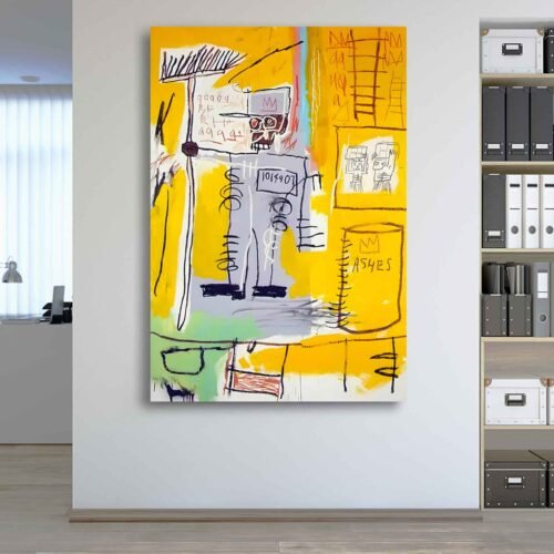 Jean-Michel Basquiat – Ashes – Abstract Wall Art Prints