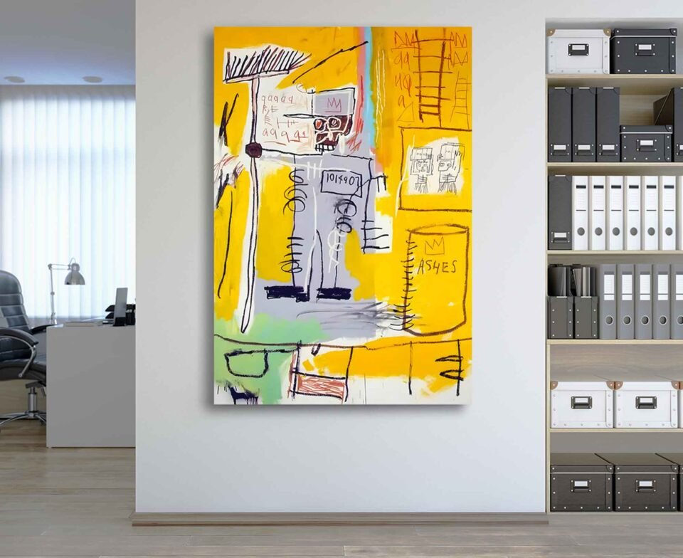 Jean-Michel Basquiat – Ashes – Abstract Wall Art Prints
