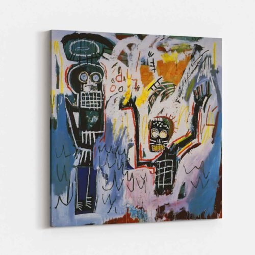 Jean-Michel Basquiat – Baptism - Canvas Art Prints for Bedroom or Living Room Wall Decor