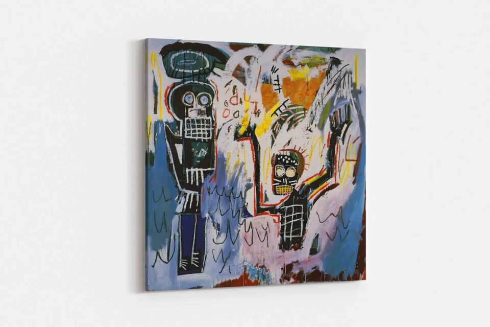 Jean-Michel Basquiat – Baptism - Canvas Art Prints for Bedroom or Living Room Wall Decor