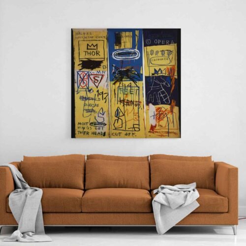 Jean-Michel Basquiat - Charles the First - Canvas Art Prints