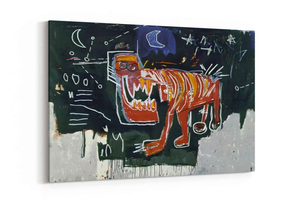 Jean Michel Basquiat - Dog 1982 - Image 2