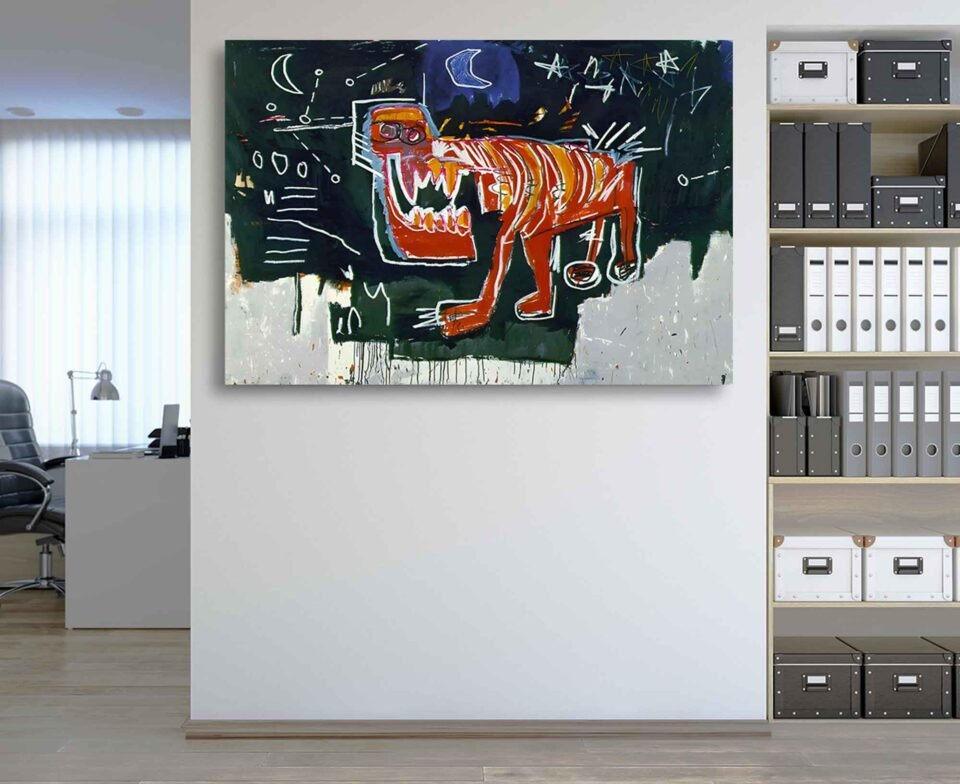 Jean Michel Basquiat - Dog 1982 - Image 5
