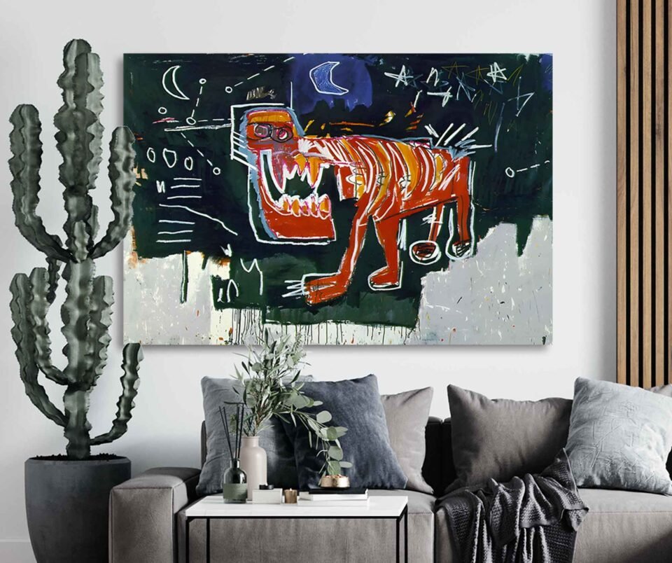 Jean Michel Basquiat - Dog 1982 - Image 3