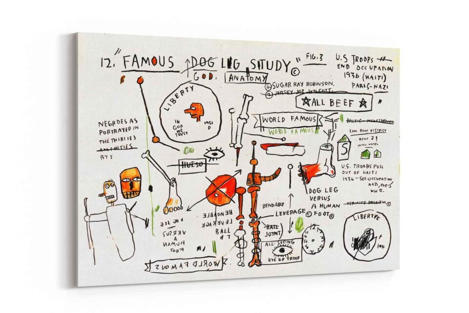 Jean-Michel Basquiat - Dog Leg Study - Image 2