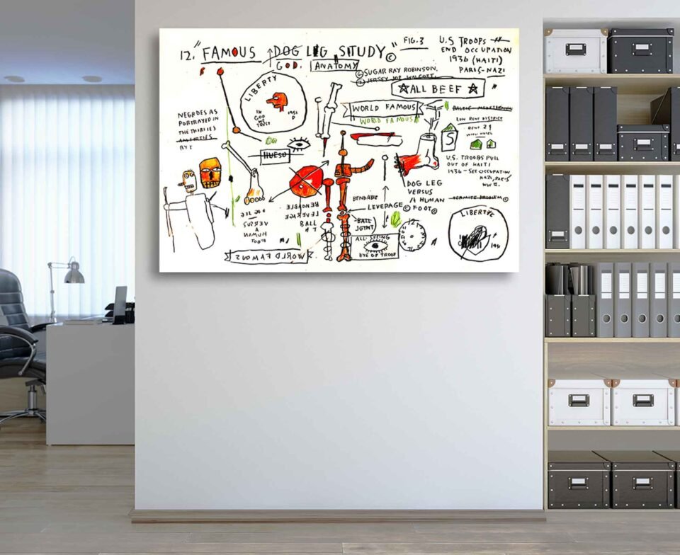 Jean-Michel Basquiat - Dog Leg Study - Image 4
