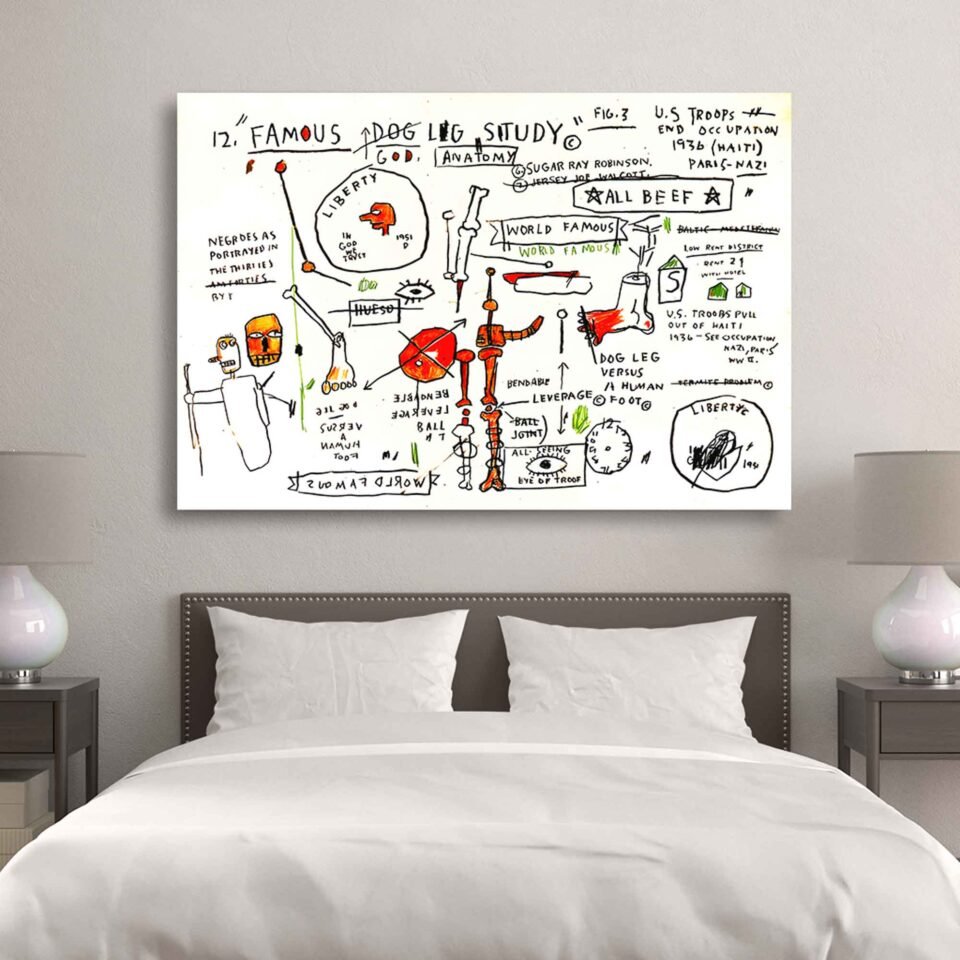 Jean-Michel Basquiat - Dog Leg Study - Image 3