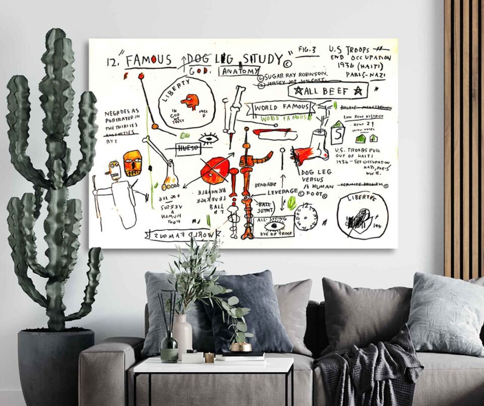 Jean-Michel Basquiat - Dog Leg Study - Image 5