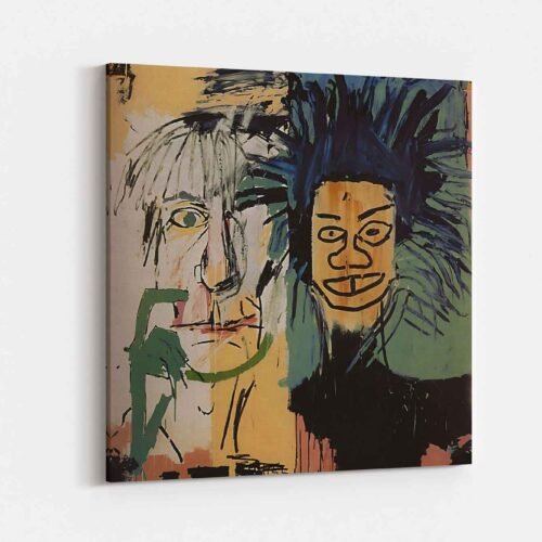 Jean Michel Basquiat - Dos Cabezas - Canvas Art Prints