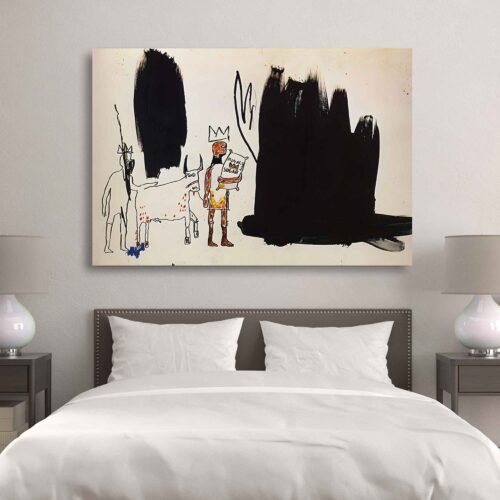 Jean Michel Basquiat - Dwellers in the Marshes - Canvas Art Prints
