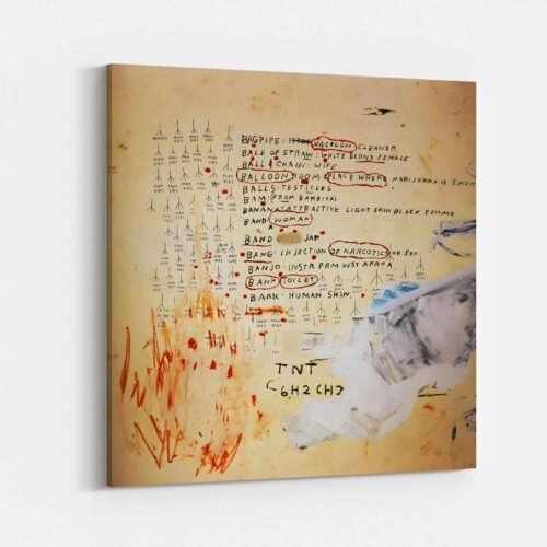 Jean Michel Basquiat - Eroica II - Canvas Art Prints