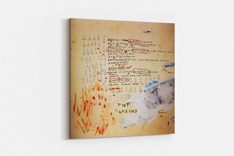 Jean Michel Basquiat - Eroica II - Canvas Art Prints
