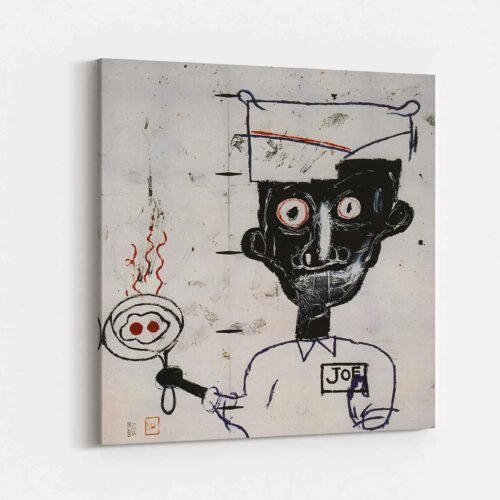 Jean Michel Basquiat - Eyes and Eggs - Canvas Art Prints