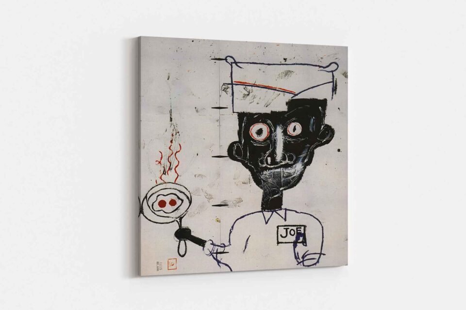 Jean Michel Basquiat - Eyes and Eggs - Canvas Art Prints