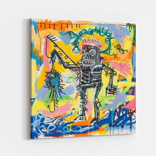 Jean Michel Basquiat - Fishing - Canvas Art Prints