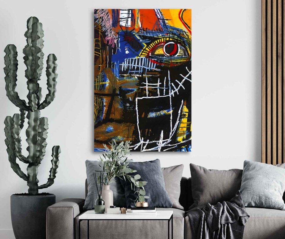 Jean Michel Basquiat - Head 1981 - Image 3