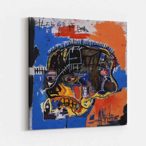 Jean Michel Basquiat - Skull 1981 - Canvas Art Prints