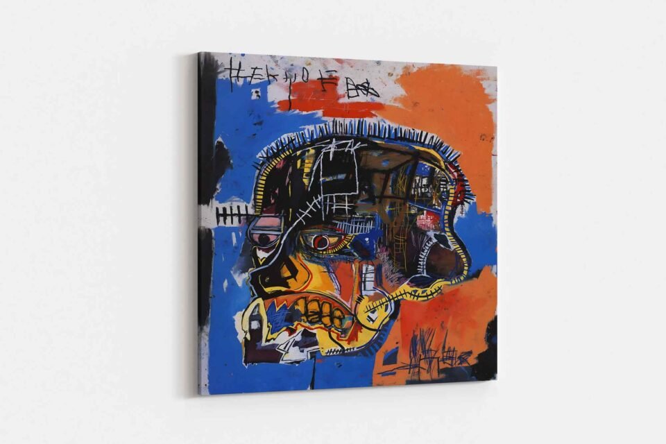Jean Michel Basquiat - Skull 1981 - Canvas Art Prints