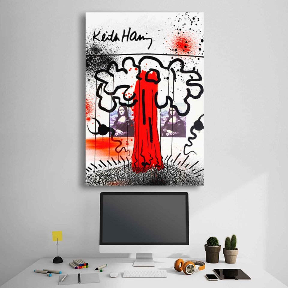 Deconstructed Mona - Keith Haring - Image 3