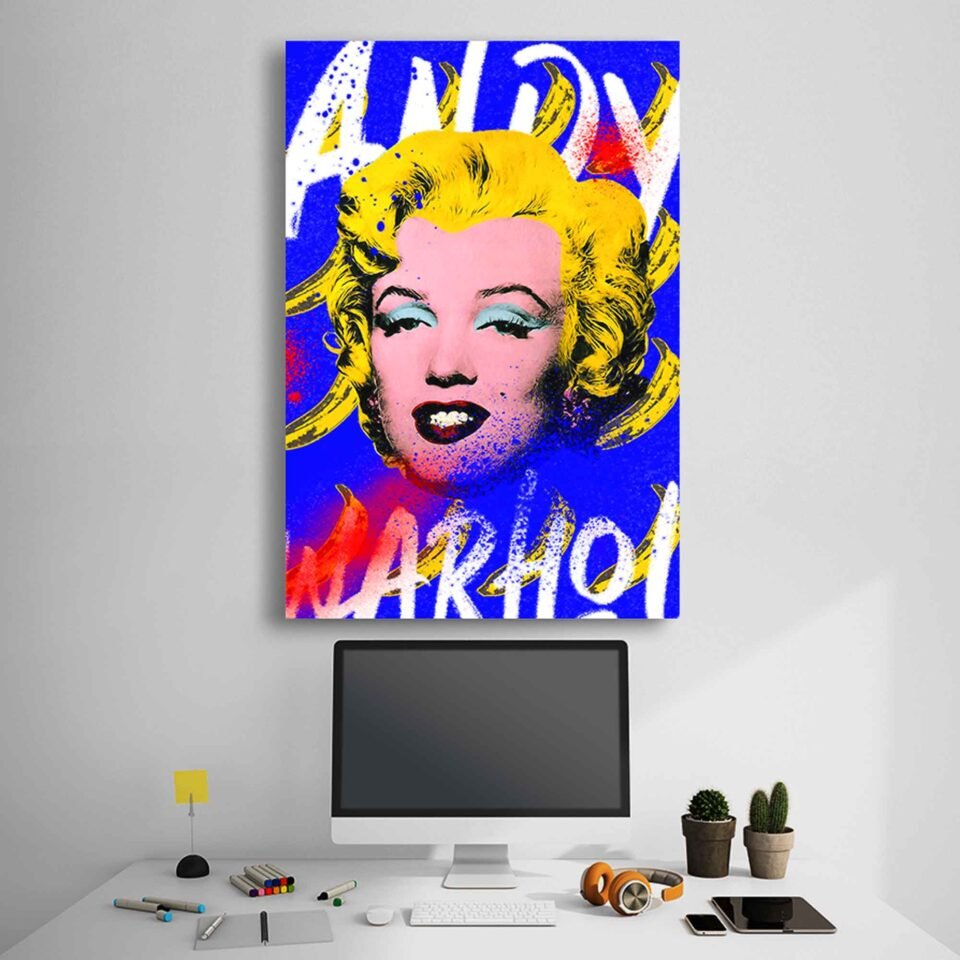 Warhol's Monroe - Canvas Print - Image 3