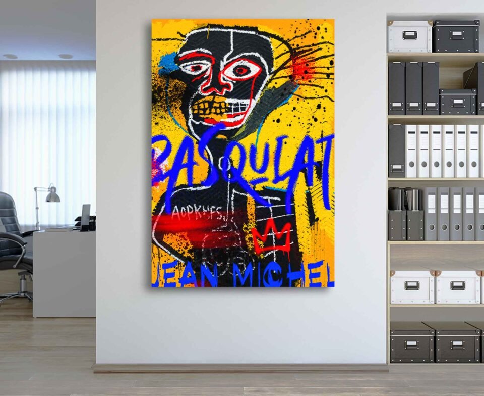 Basquiat Skull - Canvas Print - Image 2