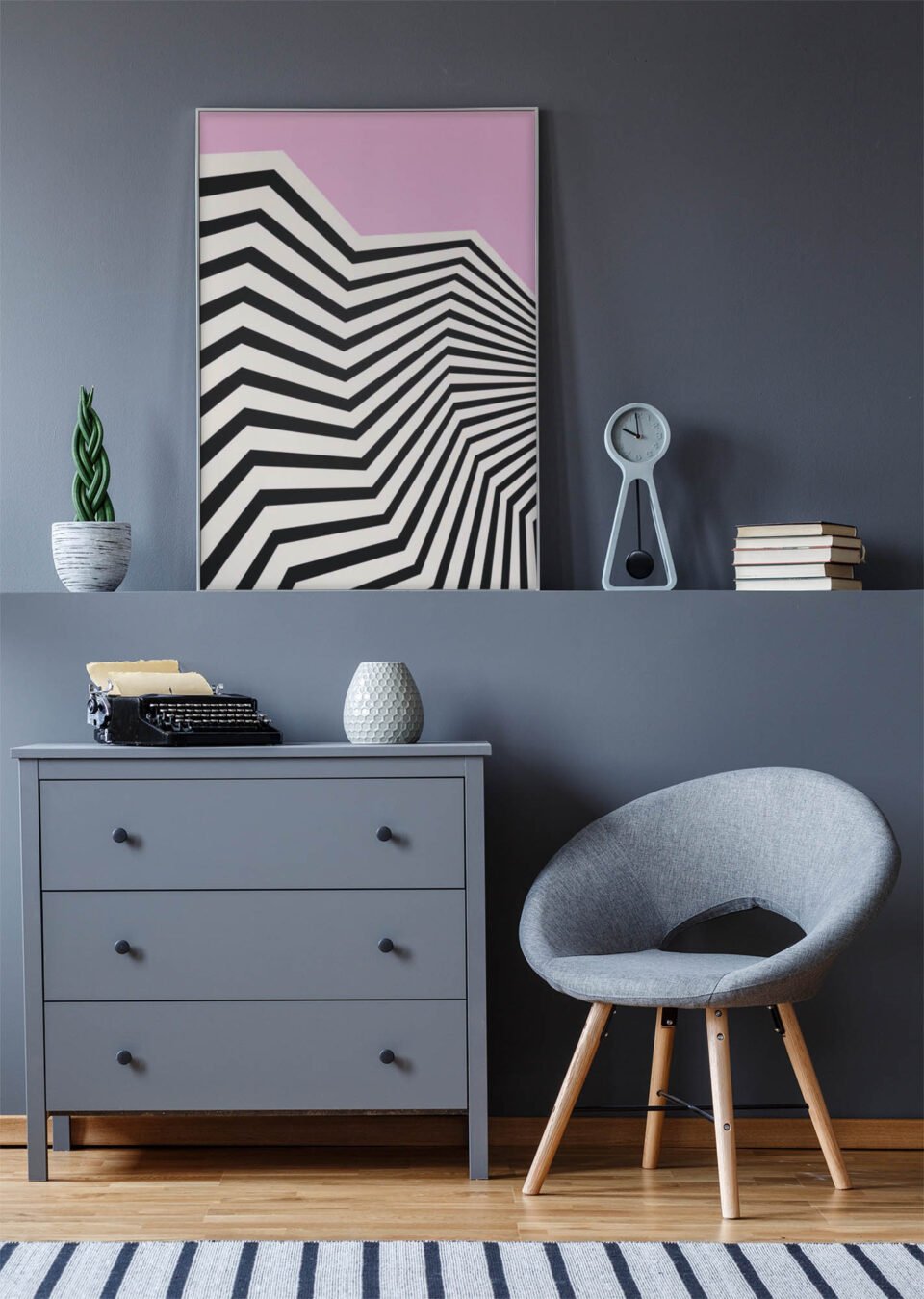 Modernist Zig Zag - Poster Prints - Image 2