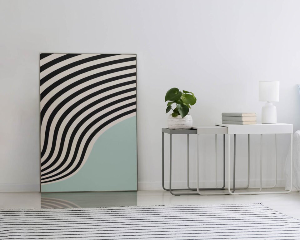 Abstract Wavy Lines Poster - Image 5