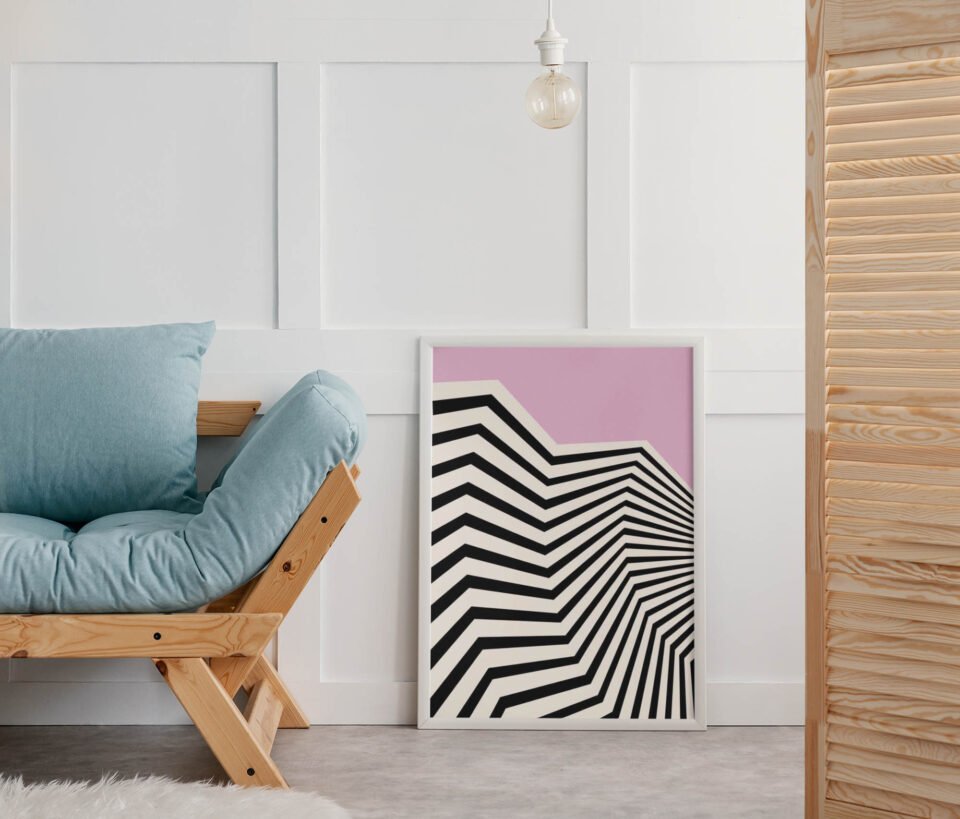Modernist Zig Zag - Poster Prints - Image 4