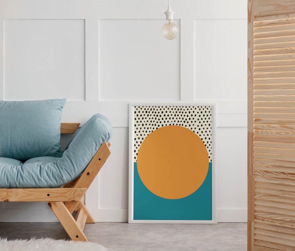 Orange Circle - Poster Prints - Image 5