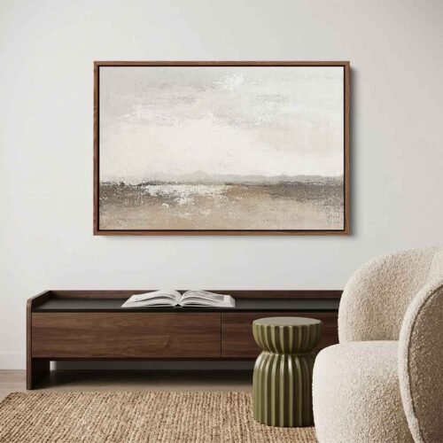 Earthy Umber - Art Prints, Wabi Sabi Earthy Mountain Abstract Art. Wabi Sabi Muted Palette Wall Art, Distressed Stucco Landscape Wall Art.