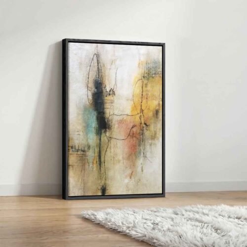 The Art of Imperfection - Art Prints, Wabi-Sabi Distressed Plaster Abstract. Large Vertical Abstract Print for Living Room, Earthy Neutral Decor Art.